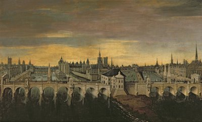 Progetto per la costruzione del Pont-Neuf, c.1577 da Fontainebleau School